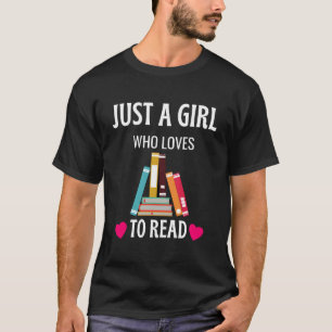 Gewoon een persoon die van lezen houdt Boekenwurm T-shirt