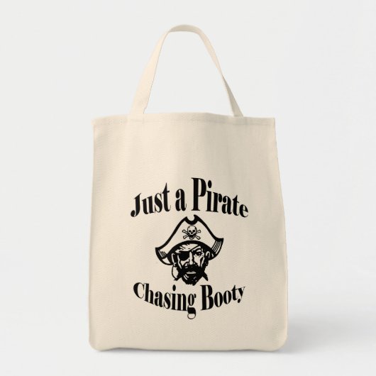 Gewoon een piraat achterende groep tote bag (Voorkant)