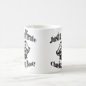 Gewoon een piraatverslaafden - zwart gezicht koffiemok (Center)