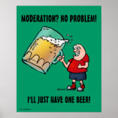 Gewoon een Poster van Beer Funny (Voorkant)