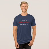 Gewoon een prikbrouwerij Tri-Blend shirt (Voorkant volledig)