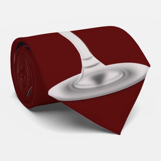 Gewoon één rode Stropdas (Opgerold)