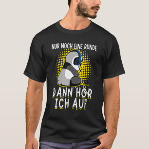 Gewoon een rondgaming Panda Gaming Console Gamer P T-shirt