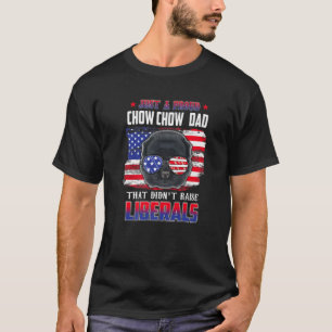 Gewoon een roodkees hoe pap Merica Dog Patriotic 4 T-shirt