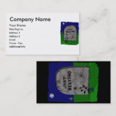 Gewoon een ruststeen visitekaartje (Voorkant / Achterkant)