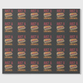 Gewoon een Sandwich Funny Food Lover Cadeaupapier (Vlak)