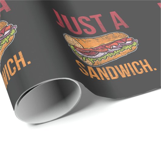 Gewoon een Sandwich Funny Food Lover Cadeaupapier (Rol Hoek)