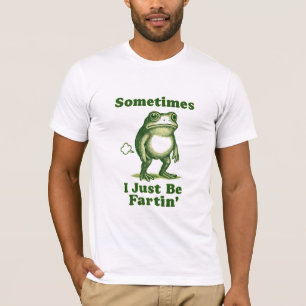 Gewoon een scheet laten – Grappige vintage kikker T-shirt