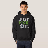 Gewoon een schop er tegen hoodie (Voorkant volledig)