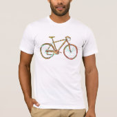 Gewoon een simpele Mannen grafische bike T-shirt (Voorkant)
