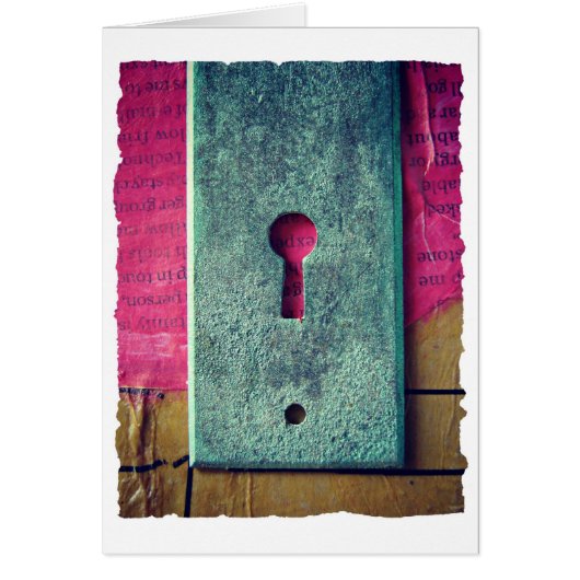 Gewoon een sleutel, gemengde media collage nodig (Voorkant)