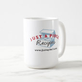 Gewoon een snufje recepten koffie Mok (Voorkant rechts)