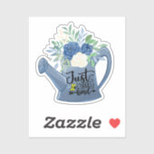 Gewoon een soort drijfveren in watering-laptop sticker (Vel)