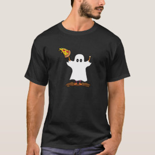 Gewoon een Spook Die houdt van Pizza, griezelig se T-shirt