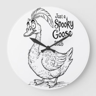 Gewoon een spookachtige gans Halloween 2025 en H Grote Klok