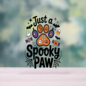 Gewoon een spookachtige poot png, hond Halloween Acryl Bord (Neutraal)