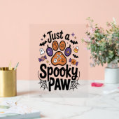 Gewoon een spookachtige poot png, hond Halloween Acryl Bord (Huwelijk)