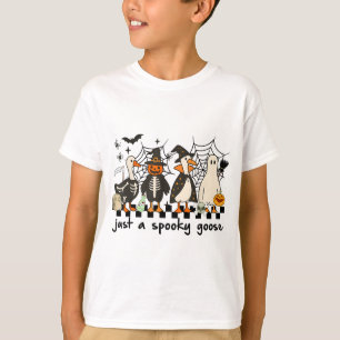 Gewoon een Spooky Goose Halloween Kostuum Gekke Ga T-shirt
