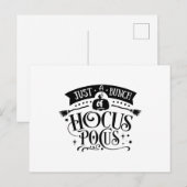 Gewoon een stel hocus pocus briefkaart (Voorkant / Achterkant)