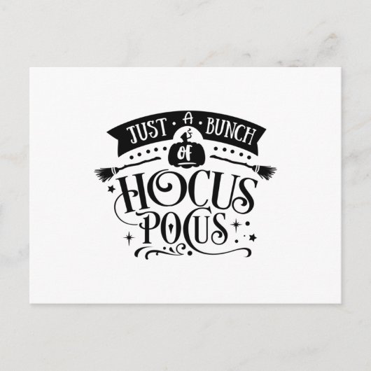 Gewoon een stel hocus pocus briefkaart (Voorkant)
