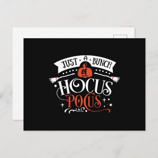 Gewoon een stel hocus pocus briefkaart (Voorkant / Achterkant)