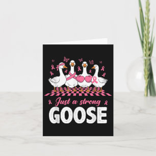 Gewoon Een Sterke Gans Nk Lint Borstkanker Bewustz Kaart