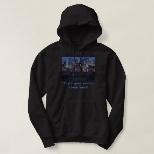 Gewoon Een Stille Ziel Lofi Anime Stads Silhouet H Hoodie