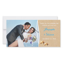 Gewoon een strandfoto dankkaart