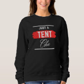 Gewoon een TENT Chic Typografie, Professioneel, Gr Trui (Voorkant)