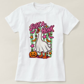 Gewoon Een Toeterige Grappige Gans Halloween T-shirt