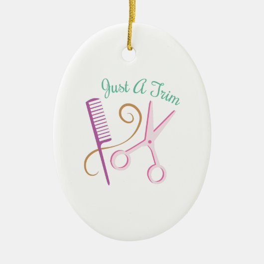 Gewoon een trim keramisch ornament (Voorkant)