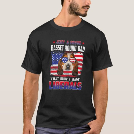Gewoon een troep die pap merica dog 4 dh ju t-shirt (Voorkant)