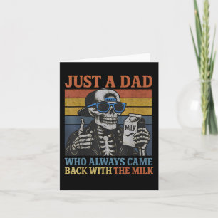 Gewoon Een Vader Die Altijd Terugkwam Met De Melk Kaart