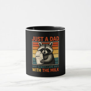 Gewoon een vader die altijd terugkwam met de melk mok