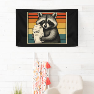 Gewoon een vader die altijd terugkwam met de melk spandoek