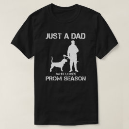 Gewoon een vader die het eindexamenbal seizoen leu t-shirt