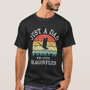 Gewoon een vader die houdt van libellen cadeau t-shirt