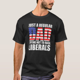 Gewoon een vader die probeert de liberalen niet op t-shirt