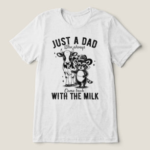 Gewoon een vader die terugkwam met de wasbeer die Tri-Blend shirt
