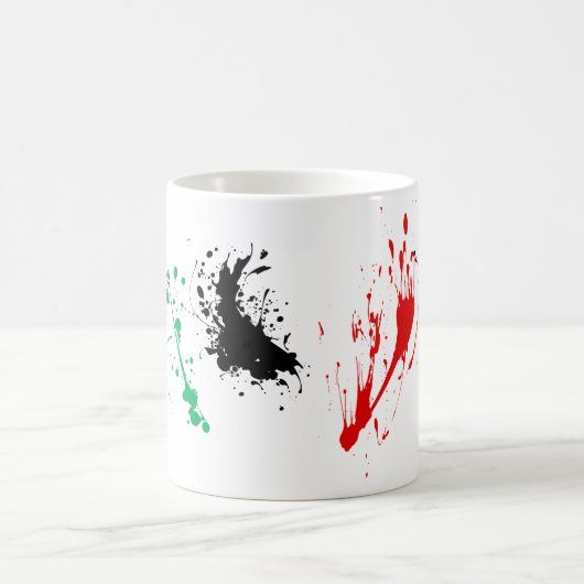 Gewoon een verf op een Mok spatten (Center)