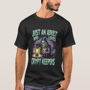 Gewoon een volwassene die van cryptografische bewa t-shirt