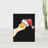 Gewoon een vrolijke gans Funny Grappige gans Kerst Kaart (Voorkant)