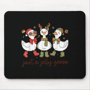 Gewoon een vrolijke gans -kerstgans - Merry Goosma Muismat