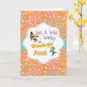 Gewoon een wilde, dolle, wonderbaarlijke tante kaart (Gele Bloem)