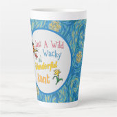 Gewoon een Wilde Wacky Wonderful tante Latte Mok (Voorkant)