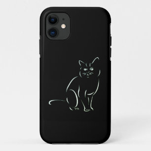 Gewoon een witte kat Case-Mate iPhone case
