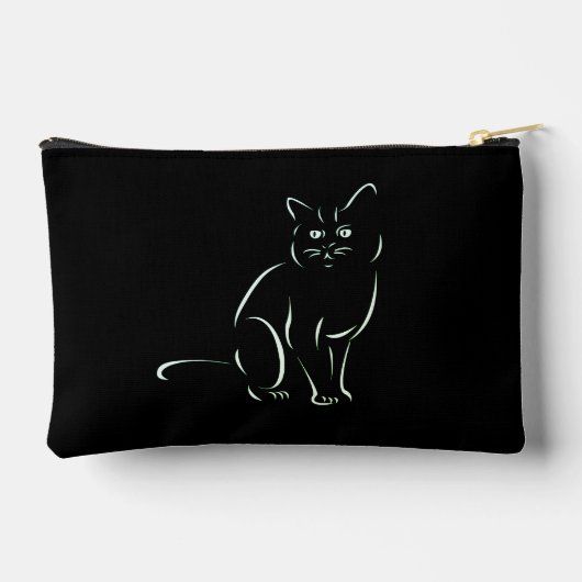 Gewoon een witte kat etui (Achterkant)