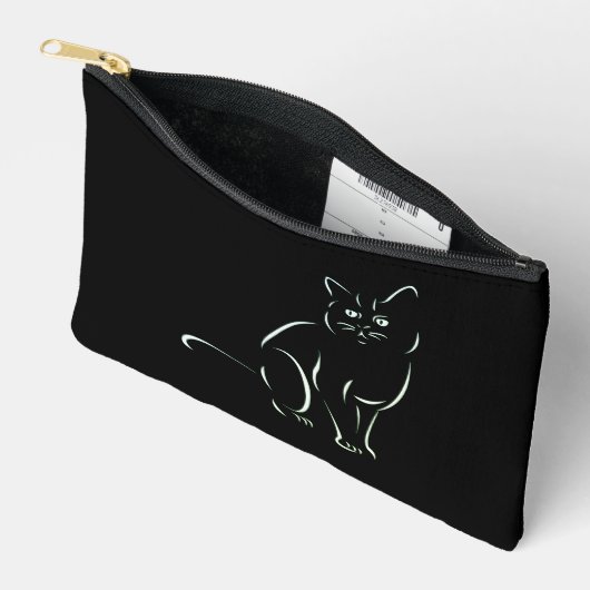 Gewoon een witte kat etui (Open)