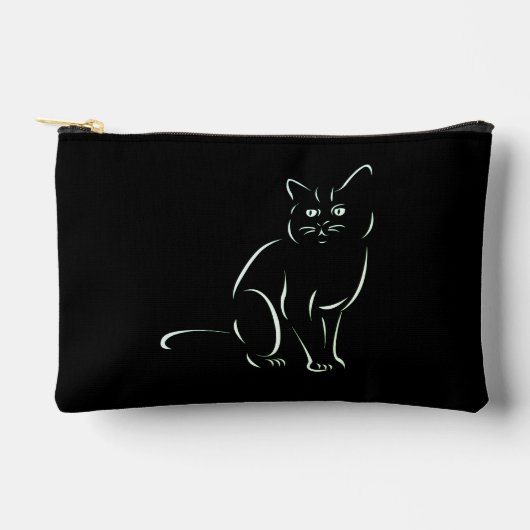 Gewoon een witte kat etui (Voorkant)
