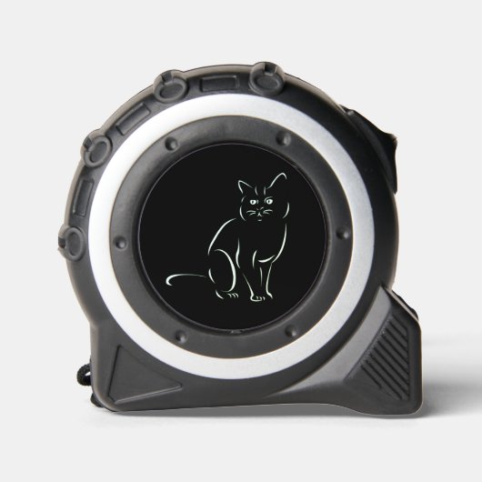 Gewoon een witte kat rolmaat (Voorkant)
